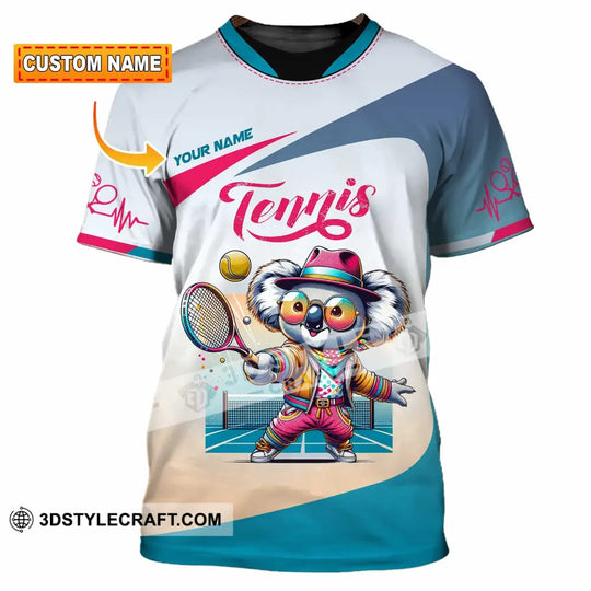 Unisex Shirt - Custom Koala Tennis Sport Shirt style option 1