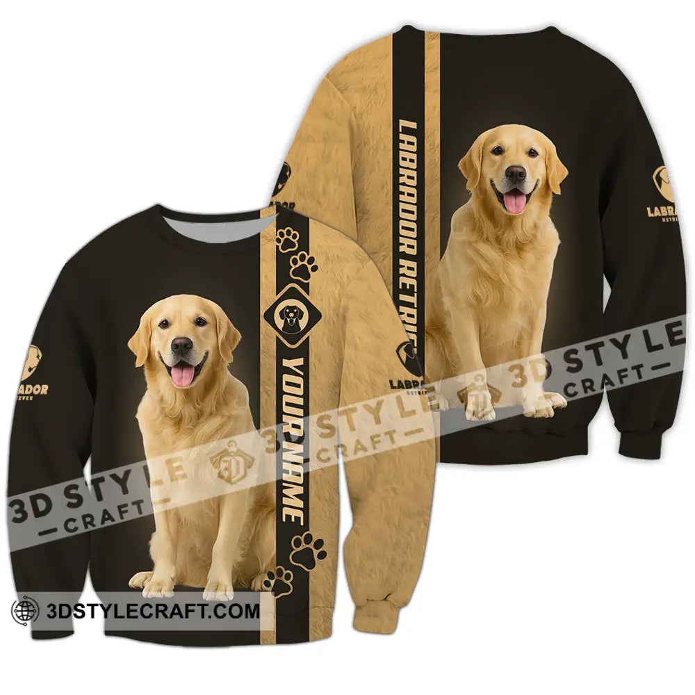 Unisex Shirt - Custom Labrador Retriever Shirt Long Sleeve / S T-shirt