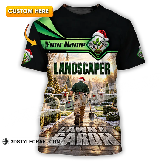 Unisex Shirt - Custom Landscaper Shirt style option 1