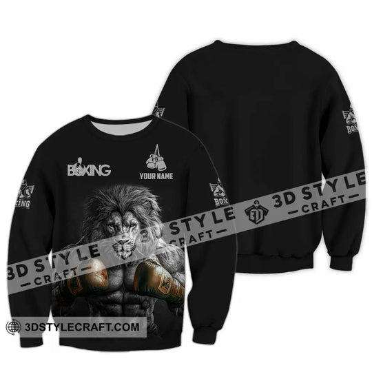 Unisex Shirt - Custom Lion Boxing Lover Sport Shirt style option 3