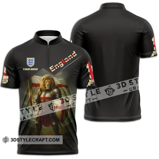 Unisex Shirt - Custom Lion Warrior England Shirt style option 2