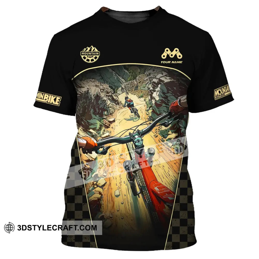 Unisex Shirt - Custom Live To Ride Mountain Bike Shirt T-Shirt / S T-shirt