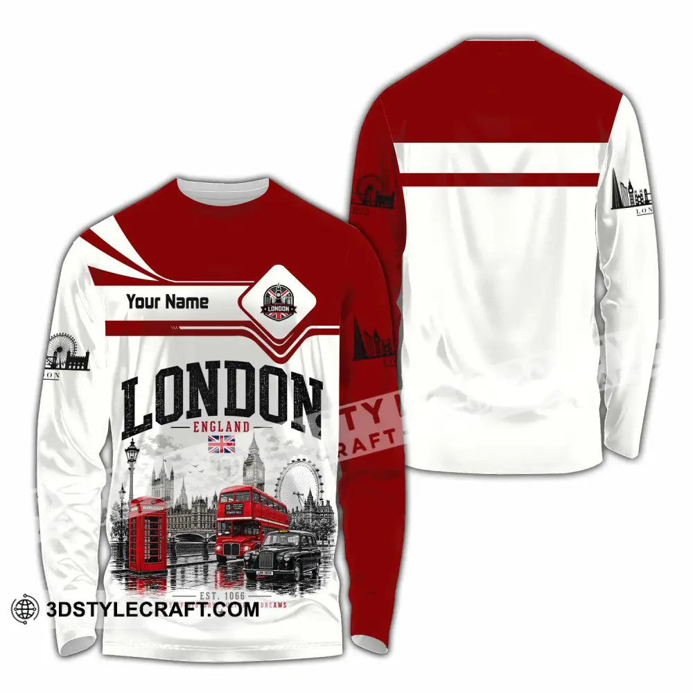 Unisex Shirt - Custom London Shirt - Long Sleeve Shirt / S - T-shirt