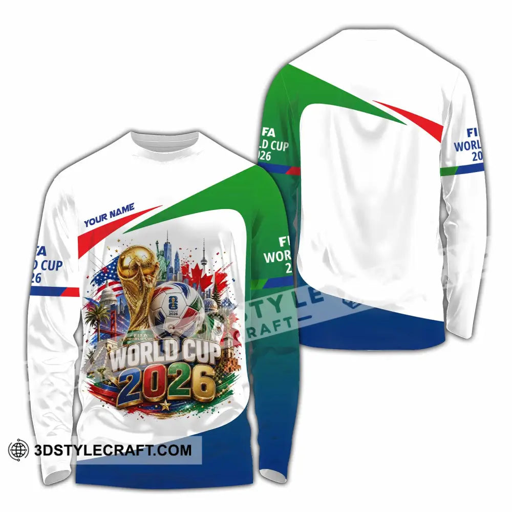 Unisex Shirt - Custom World Cup 2026 Shirt - Long Sleeve Shirt / S - T-shirt