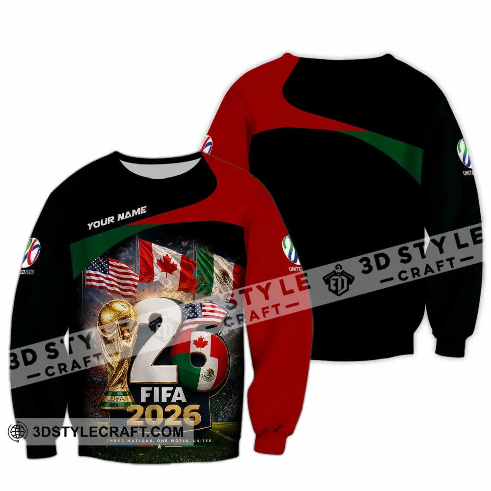 Unisex Shirt - Custom World Cup 2026 Shirt - Long Sleeve / S - T-shirt
