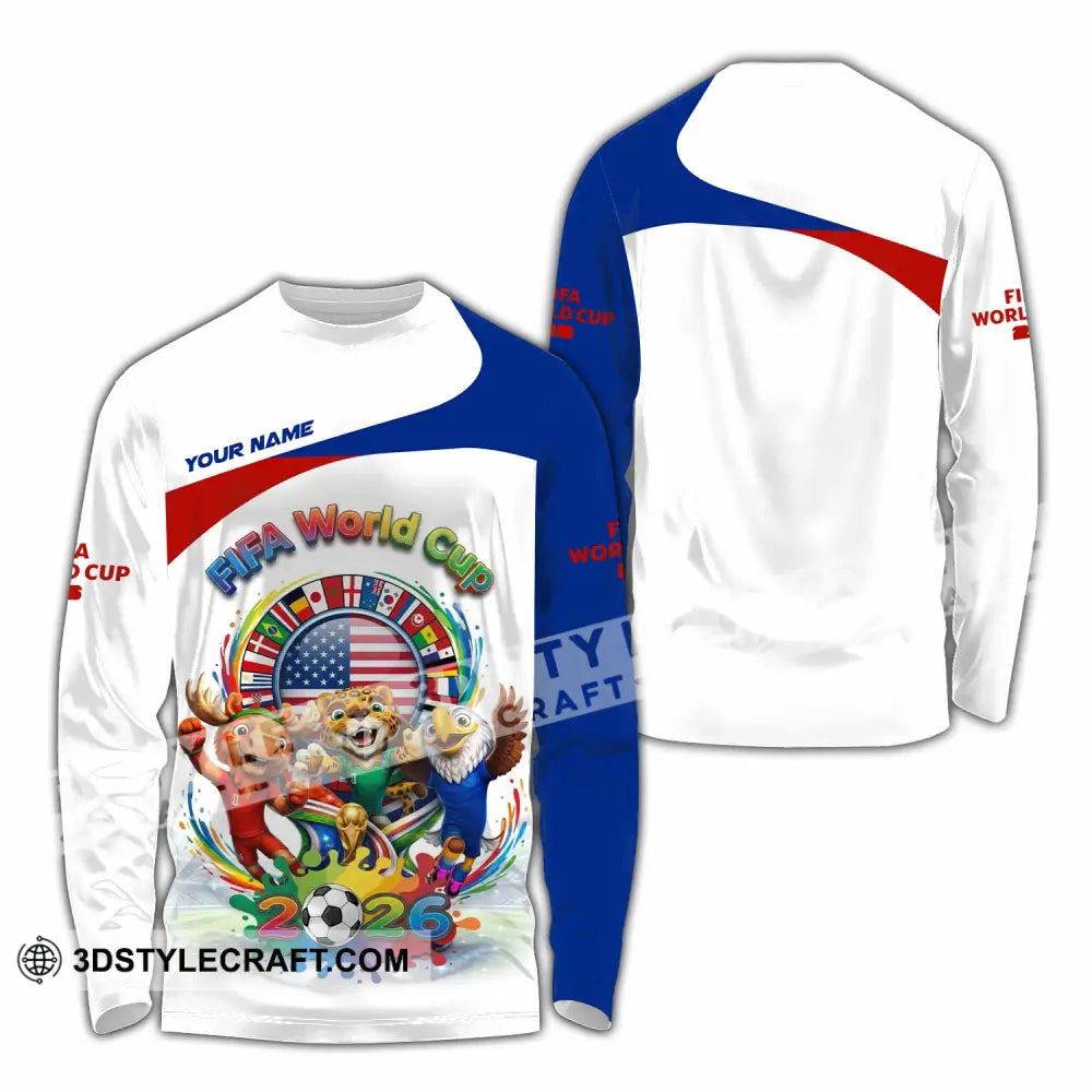 Unisex Shirt - Custom Fifa World Cup 2026 Shirt - Long Sleeve Shirt / S - T-shirt