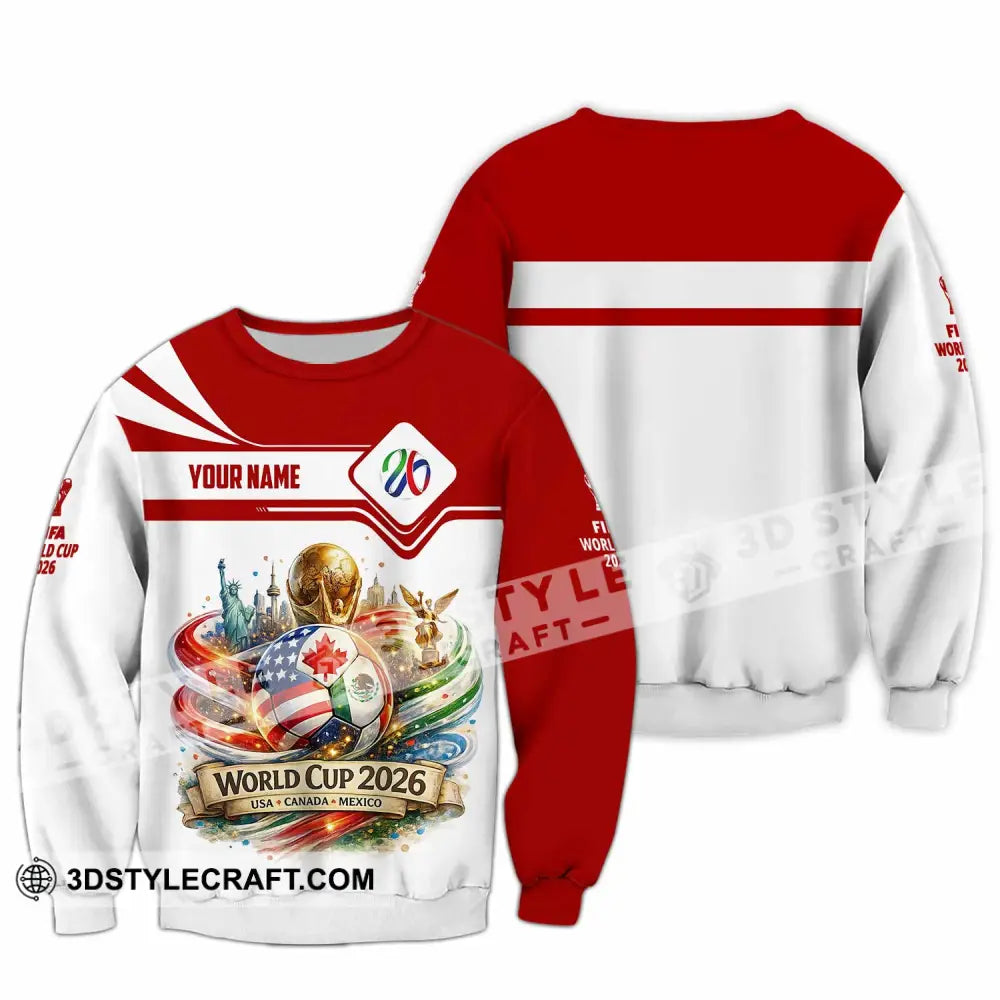 Unisex Shirt - Custom World Cup 2026 Shirt - Long Sleeve / S - T-shirt