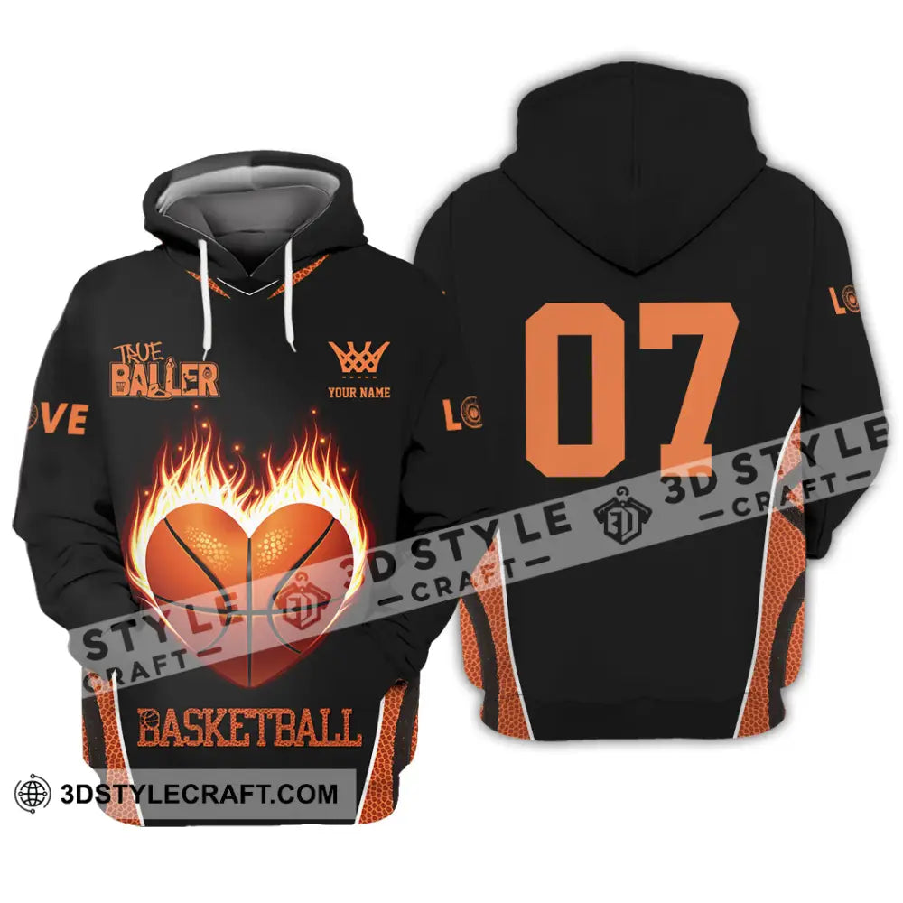 Unisex Shirt - Custom Love Basketball Shirt Hoodie / S T-shirt