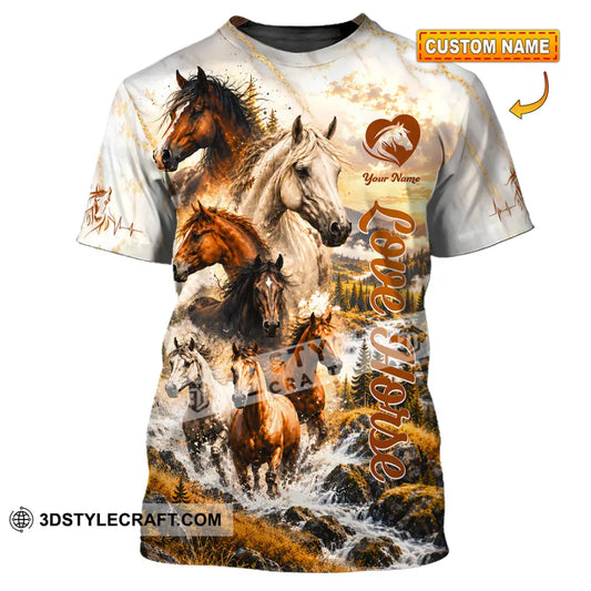 Unisex Shirt - Custom Love Horse Shirt - T-shirt