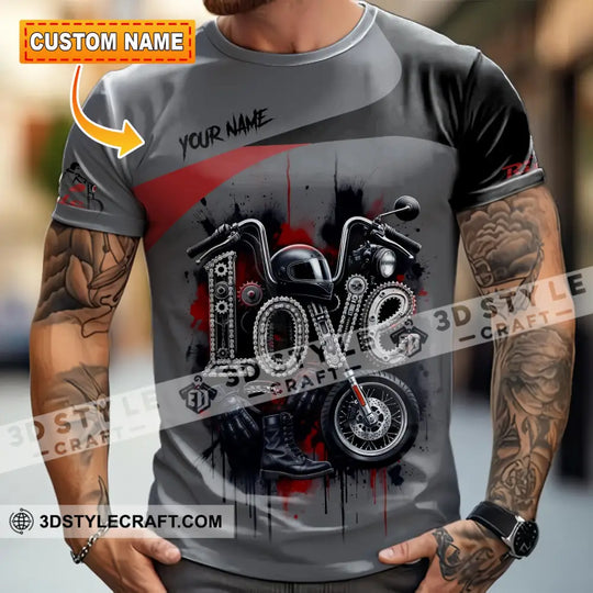 Unisex Shirt - Custom Love Rider 3D Shirt style option 2