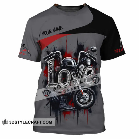 Unisex Shirt - Custom Love Rider 3D Shirt style option 3