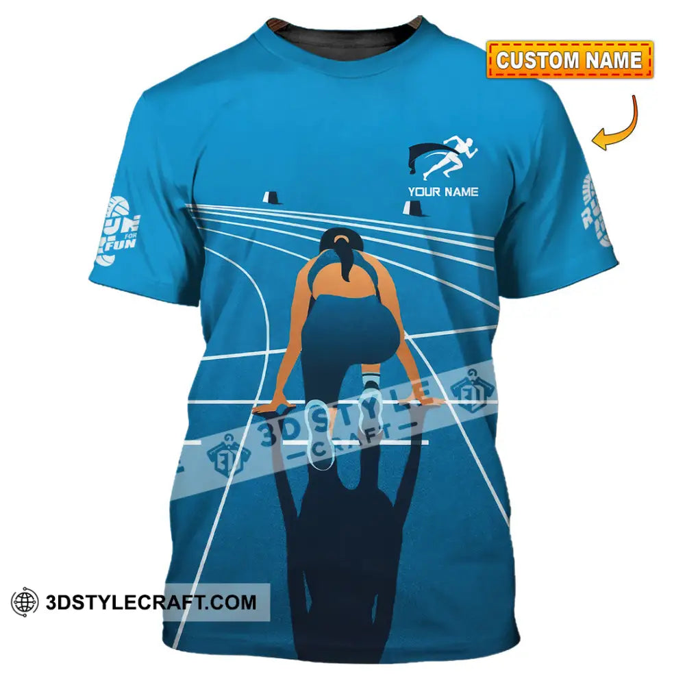 Unisex Shirt - Custom Love Running Sport Shirt T-shirt