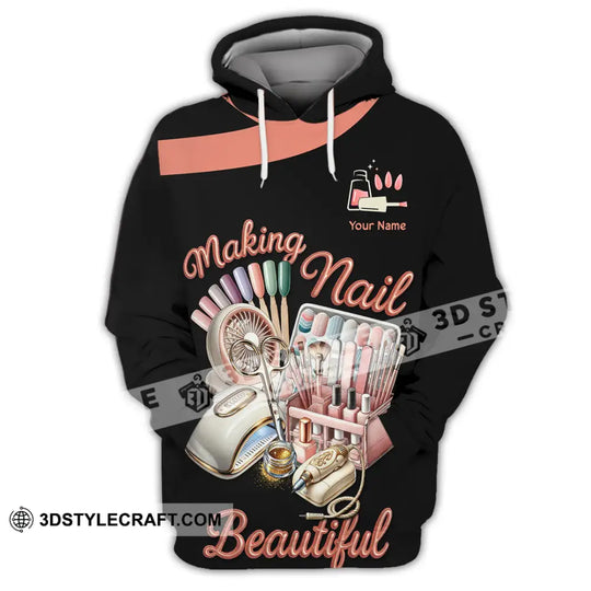 Unisex Shirt - Custom Making Nails Beautiful Shirt style option 3