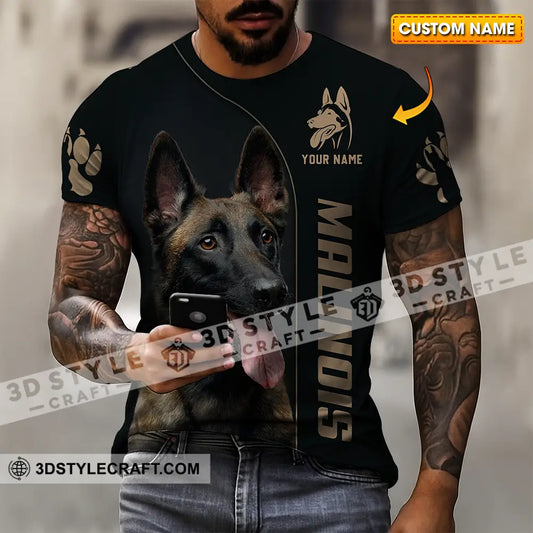Unisex Shirt - Custom Malinois Pet Lover Shirt T-shirt