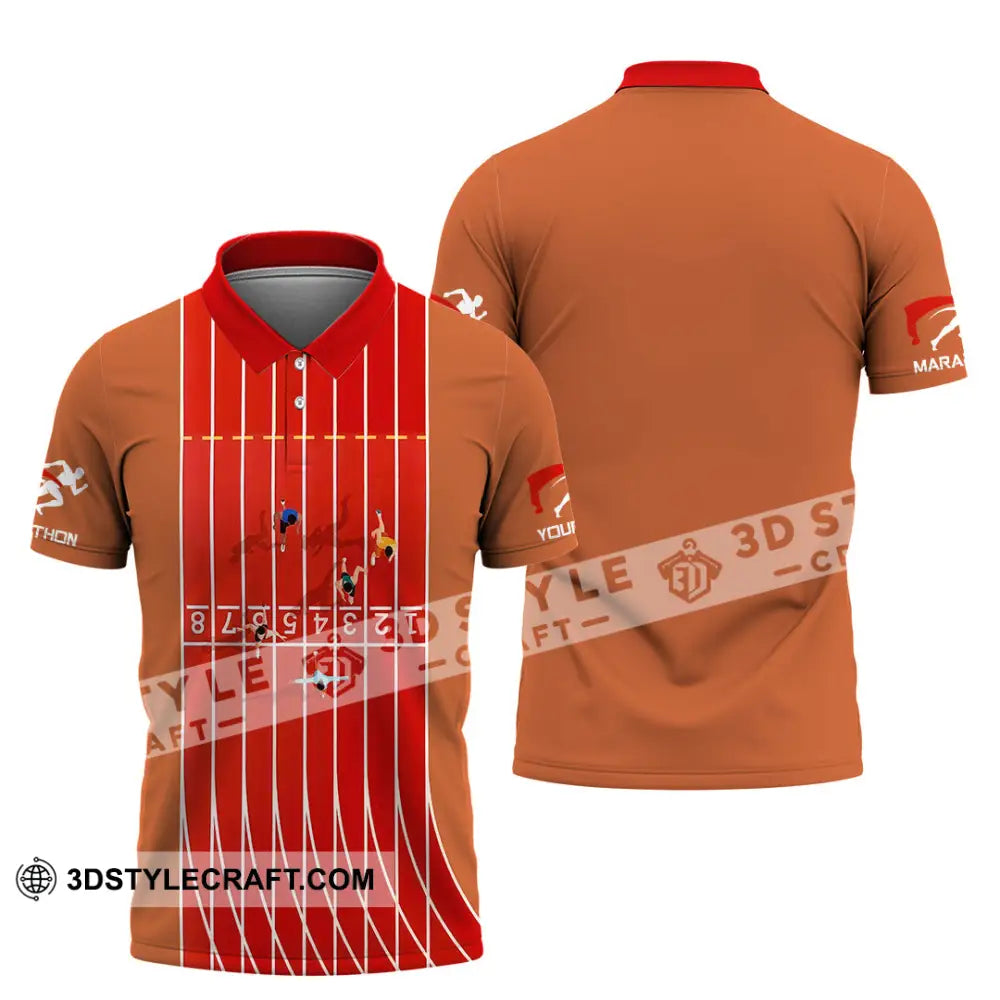 Unisex Shirt - Custom Marathon Running Lover Sport Shirt Polo Shirt / S T-shirt