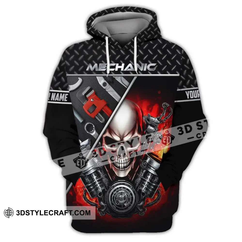 Unisex Shirt Custom Mechanic Shirt Hoodie / S T shirt