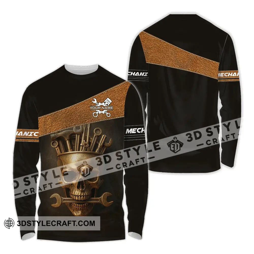 Unisex Shirt Custom Mechanic Shirt Long Sleeve Shirt / S T shirt