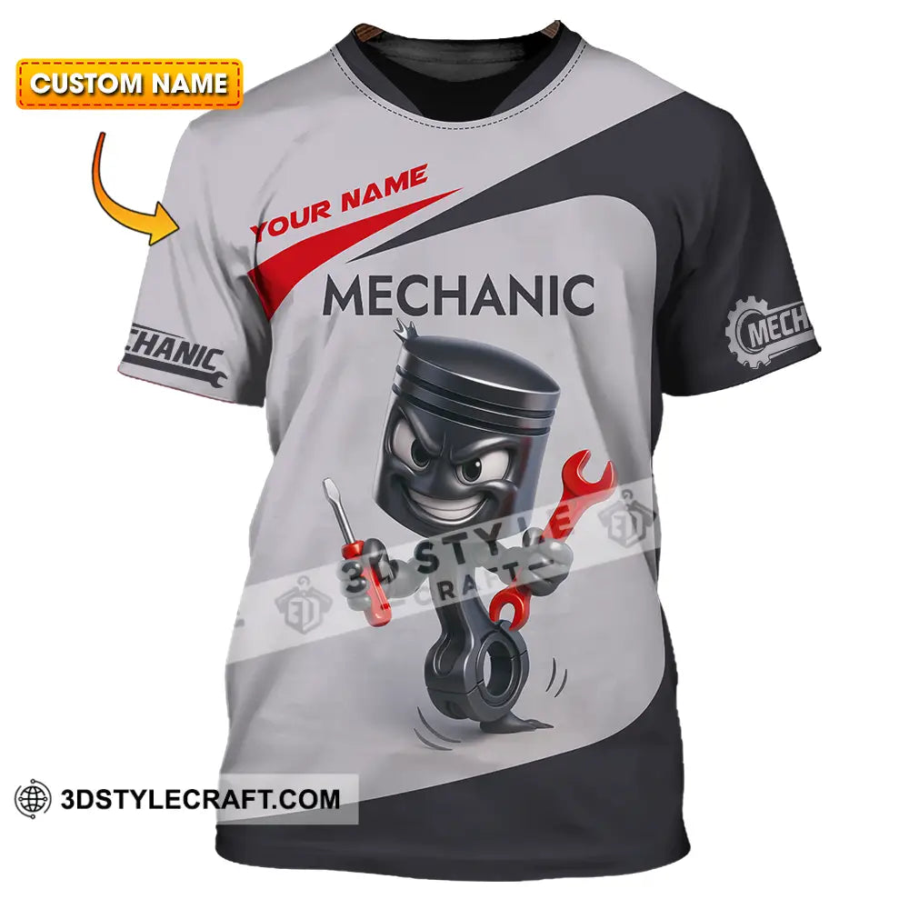 Unisex Shirt Custom Mechanic Shirt T shirt