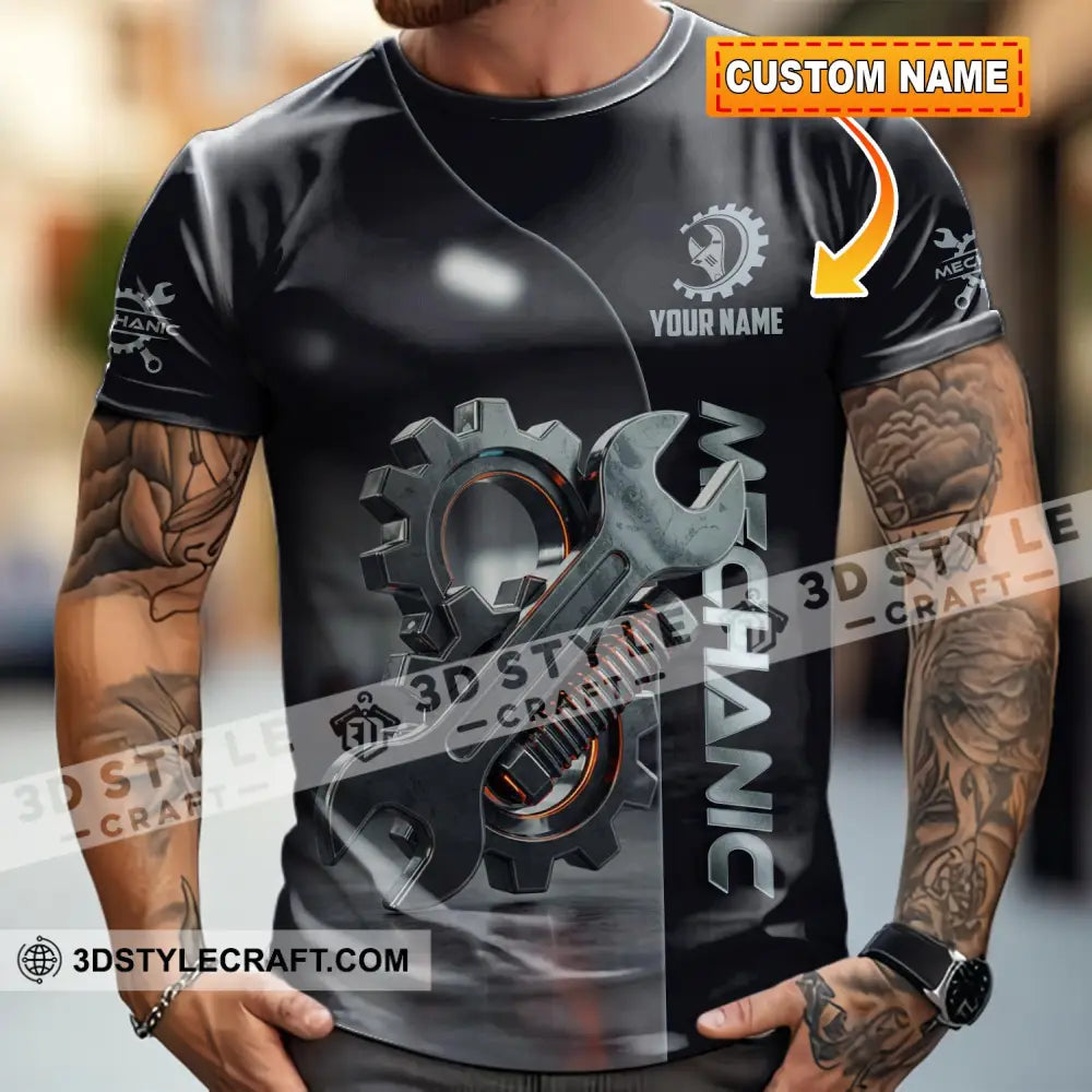 Unisex Shirt Custom Mechanic Shirt T shirt