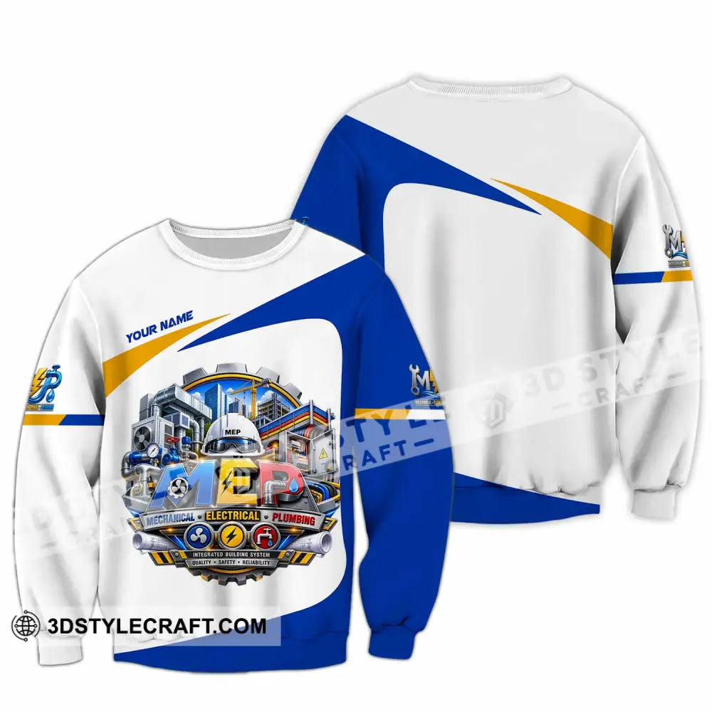 Unisex Shirt - Custom Mechanical Electrical Plumbing Shirt - Long Sleeve / S - T-shirt