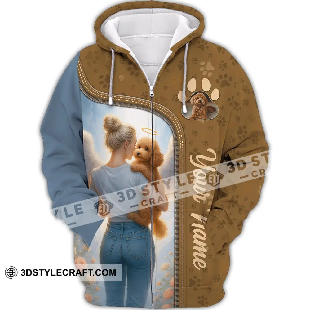 Unisex Shirt - Custom Memorial Pet Lover Shirt Zipper Hoodie / S T-shirt
