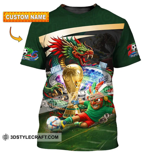 Unisex Shirt - Custom Mexico FIFA 3D Shirt style option 1