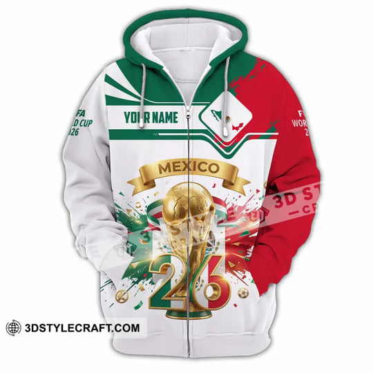 Unisex Shirt - Custom Mexico FIFA World Cup 2026 3D Shirt style option 3
