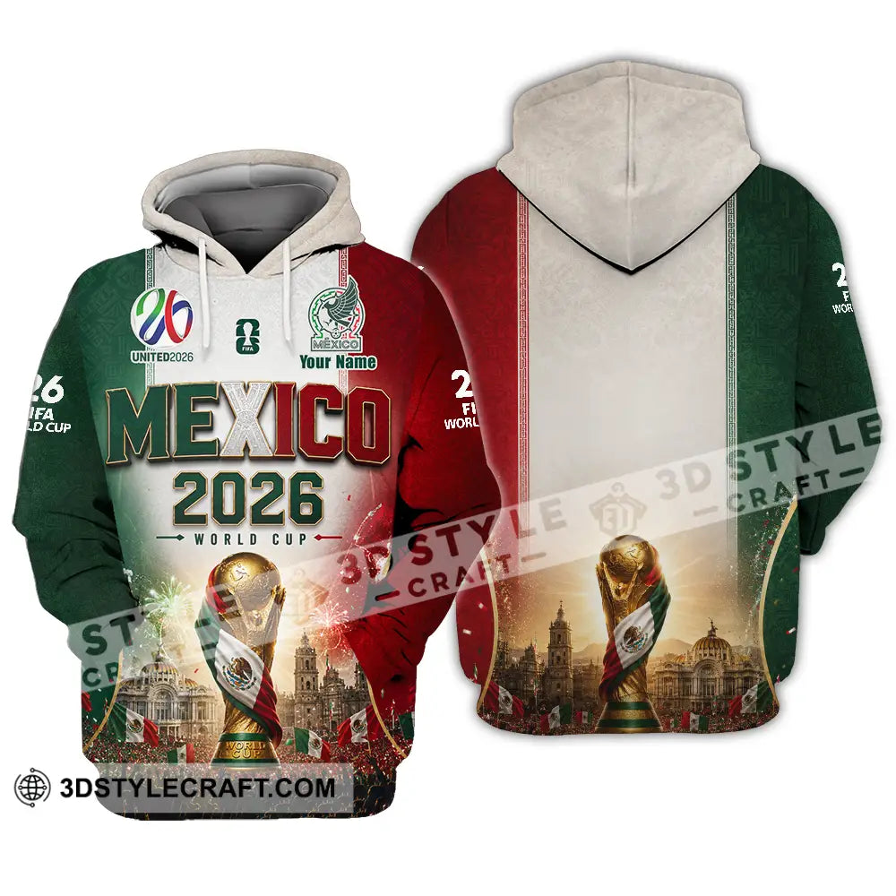 Unisex Shirt - Custom Mexico World Cup 2026 Shirt - Hoodie / S - T-shirt