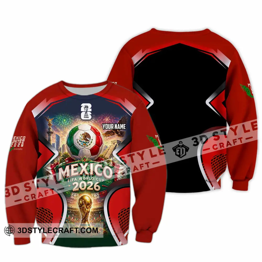 Unisex Shirt - Custom Mexico World Cup 2026 Shirt - Long Sleeve / S - T-shirt