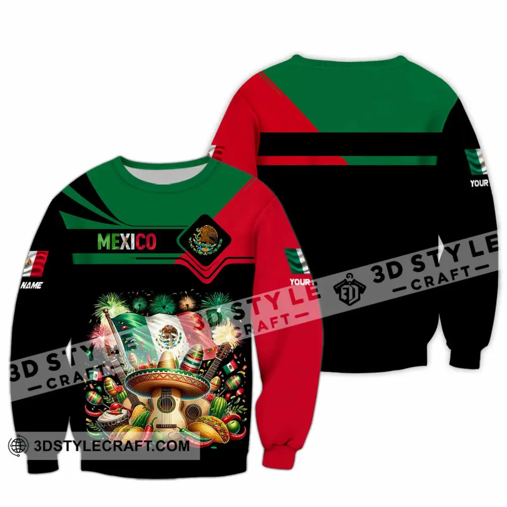 Unisex Shirt - Custom Mexico Shirt Long Sleeve / S T-shirt