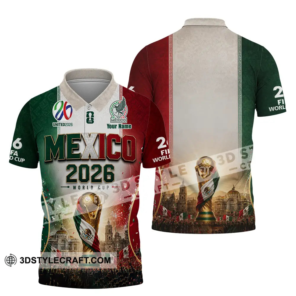 Unisex Shirt - Custom Mexico World Cup 2026 Shirt - Polo Shirt / S - T-shirt