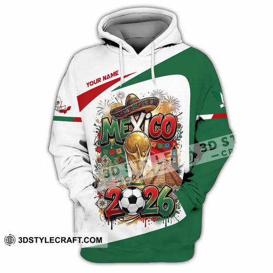 Unisex Shirt - Custom Mexico World Cup 2026 3D Shirt style option 2