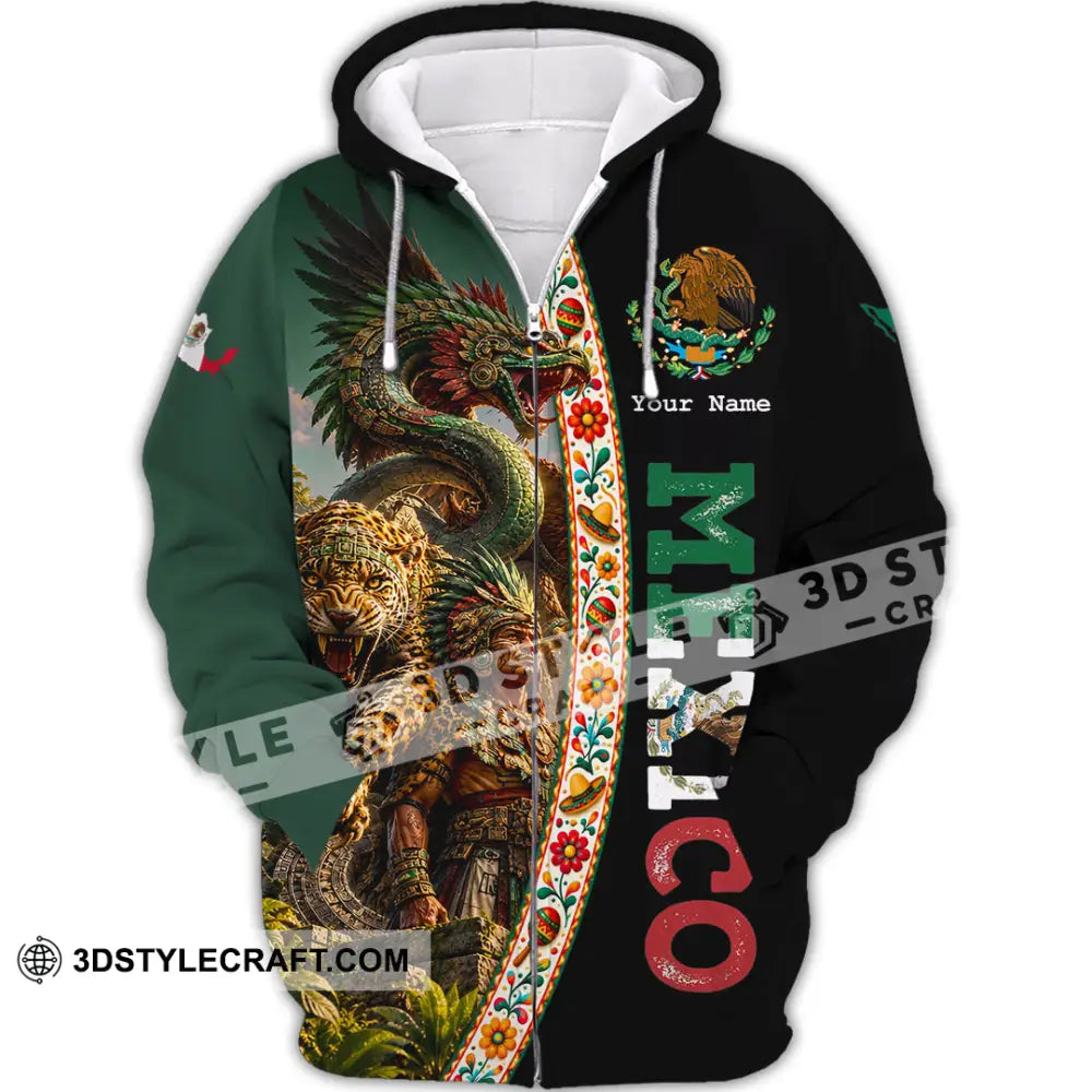 Unisex Shirt - Custom Mexico Shirt - Zipper Hoodie / S - T-shirt
