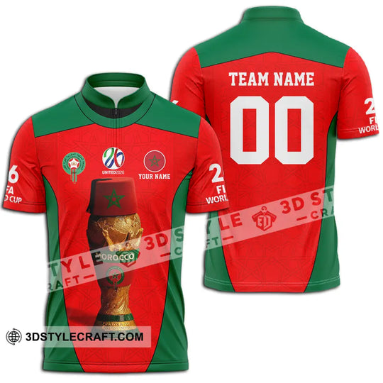 Unisex Shirt - Custom Morocco 3D Shirt style option 2