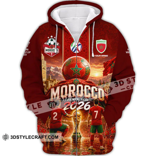 Unisex Shirt - Custom Morocco Shirt style option 3