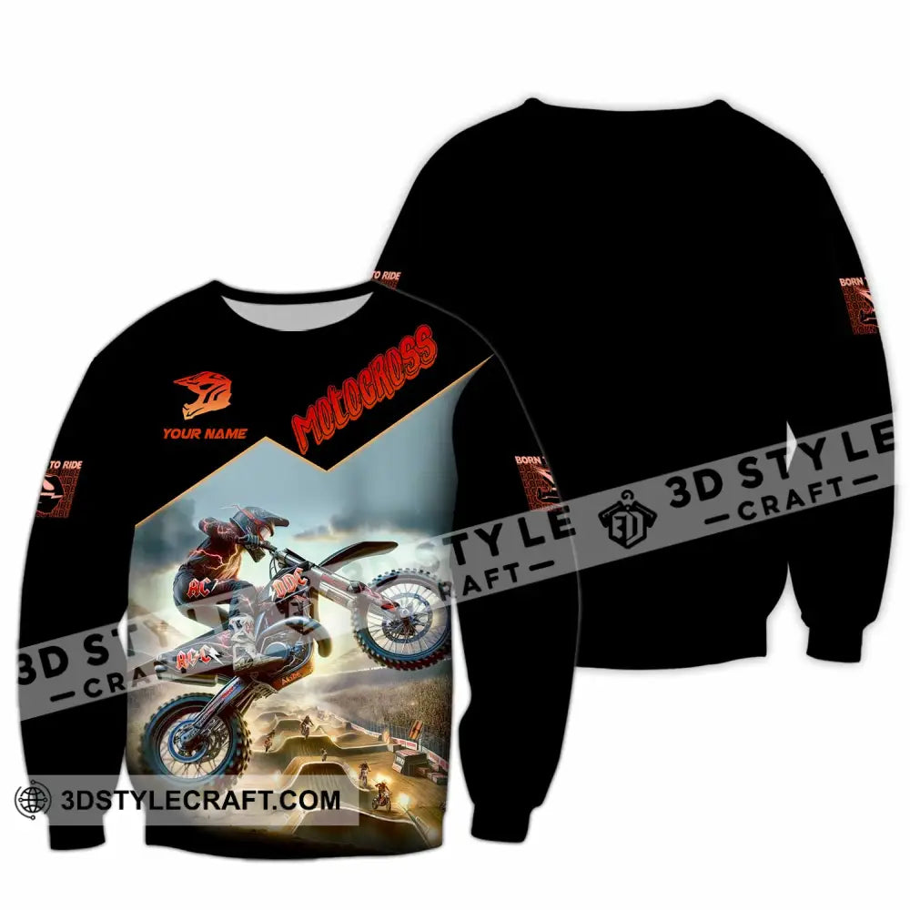 Unisex Shirt - Custom Motocross Shirt Long Sleeve / S T-shirt