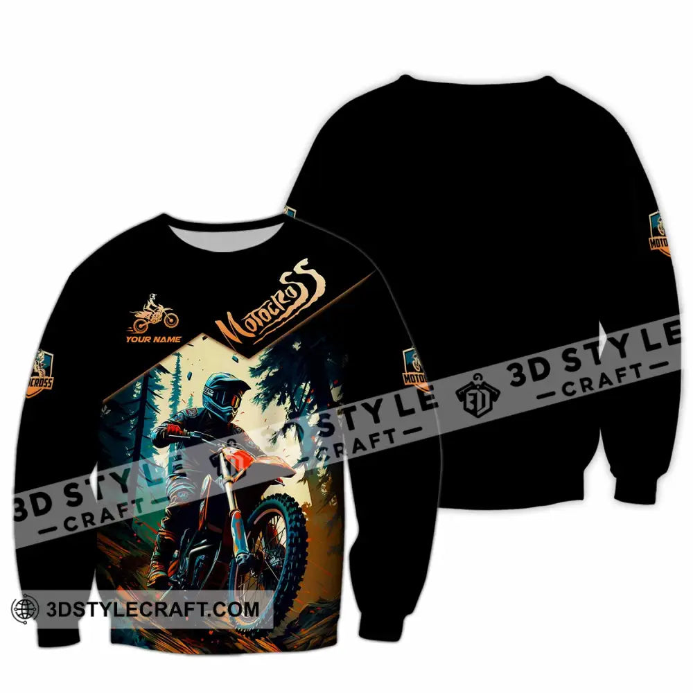 Unisex Shirt - Custom Motocross Shirt Long Sleeve / S T-shirt