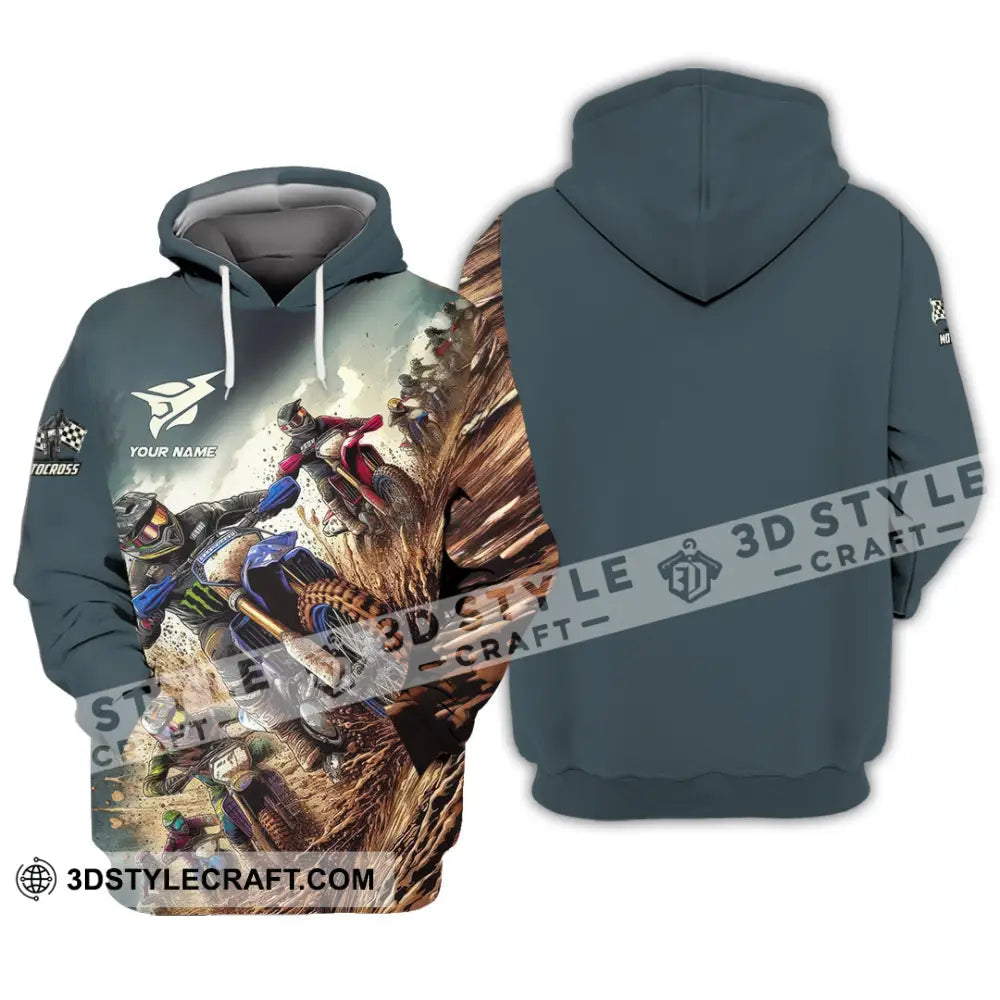 Unisex Shirt - Custom Motocross Player Shirt Hoodie / S T-shirt
