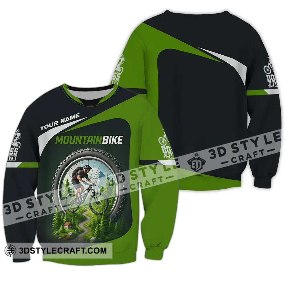 Unisex Shirt - Custom Mountain Bike Shirt Long Sleeve / S T-shirt