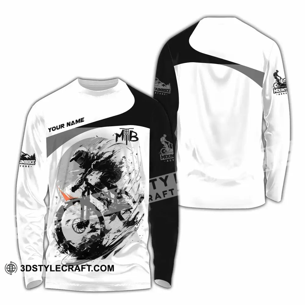 Unisex Shirt Custom Mountain Bike Shirt Long Sleeve Shirt / S T shirt