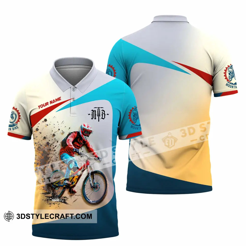 Unisex Shirt Custom Mountain Bike MTB Shirt Polo Shirt / S T shirt