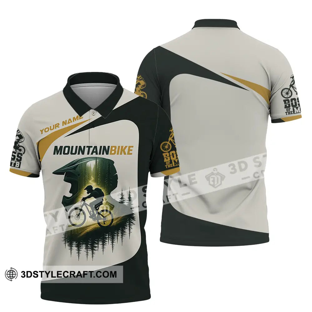 Unisex Shirt - Custom Mountain Bike Shirt Polo Shirt / S T-shirt