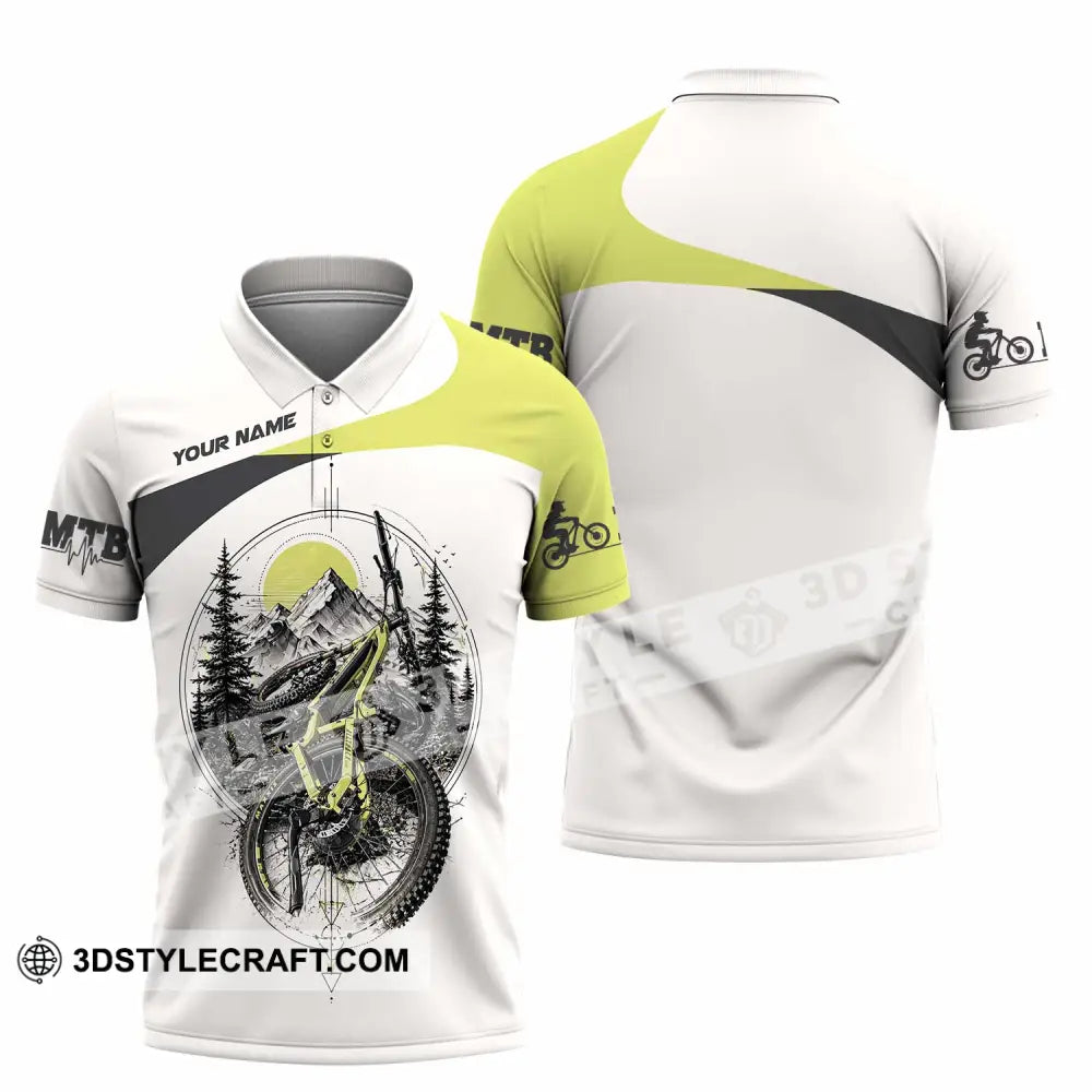 Unisex Shirt - Custom Mountain Bike Shirt - Polo Shirt / S - T-shirt