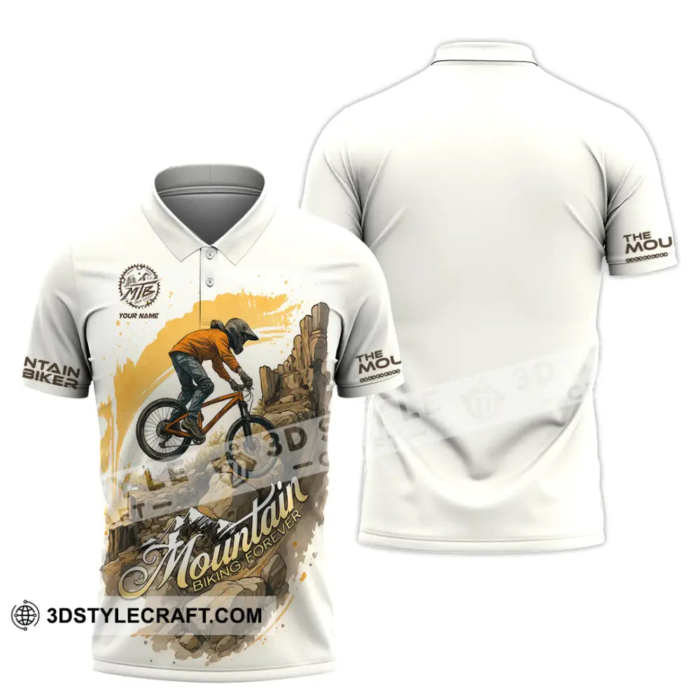 Unisex Shirt - Custom Mountain Bike Shirt Polo Shirt / S T-shirt