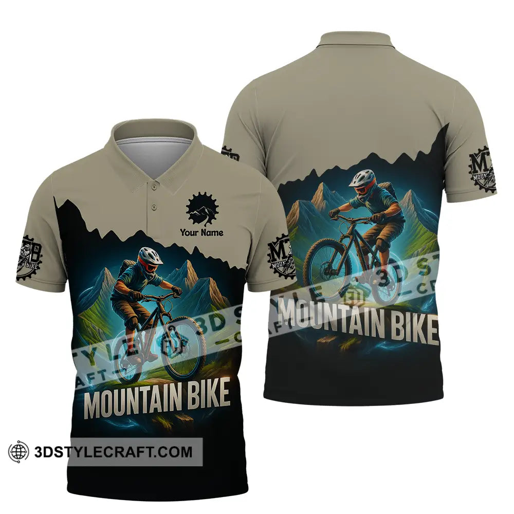 Unisex Shirt - Custom Mountain Bike Shirt Polo Shirt / S T-shirt