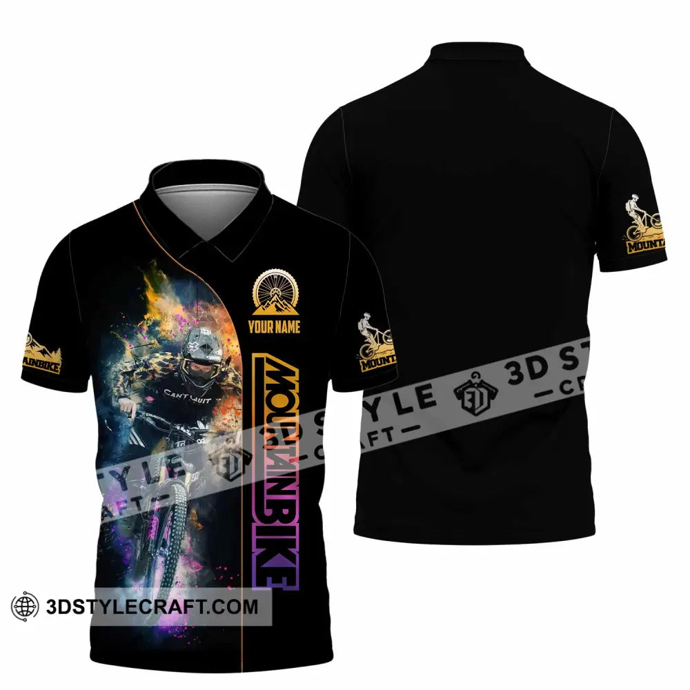 Unisex Shirt - Custom Mountain Bike Shirt Polo Shirt / S T-shirt