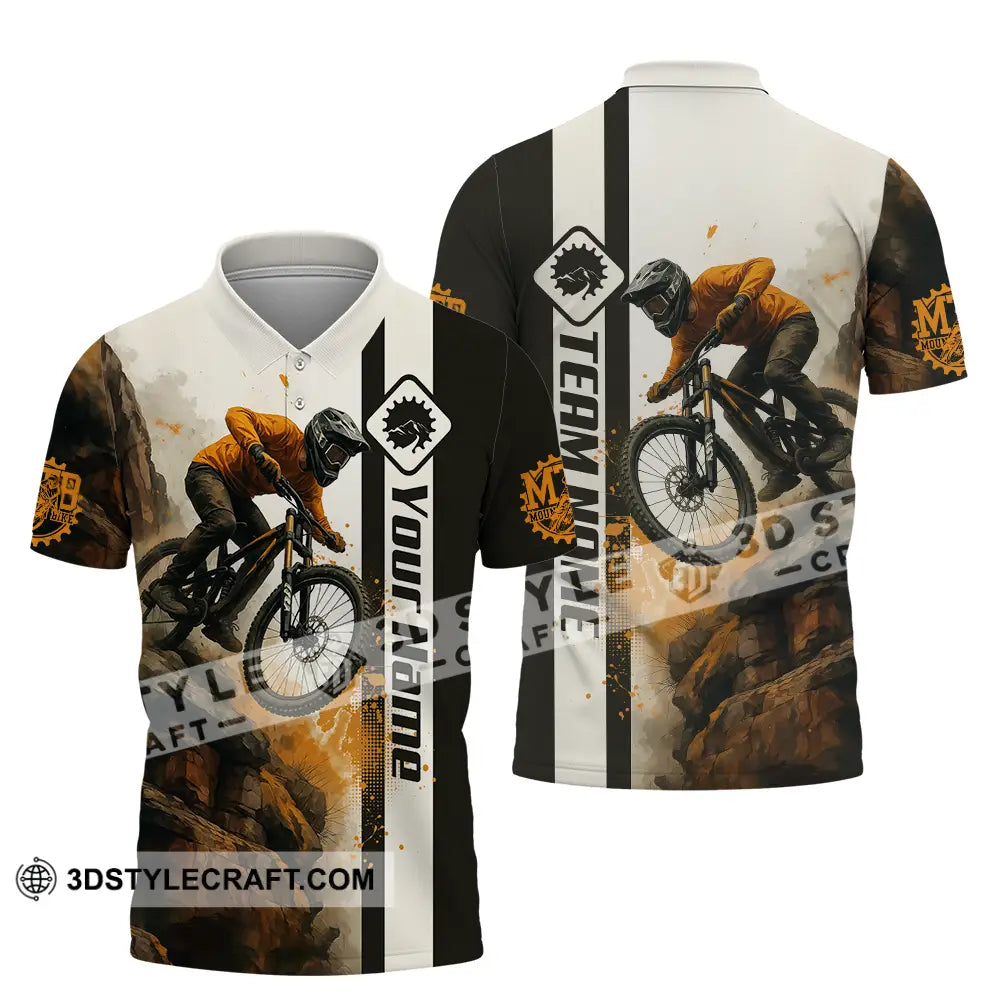 Unisex Shirt - Custom Mountain Bike Shirt Polo Shirt / S T-shirt