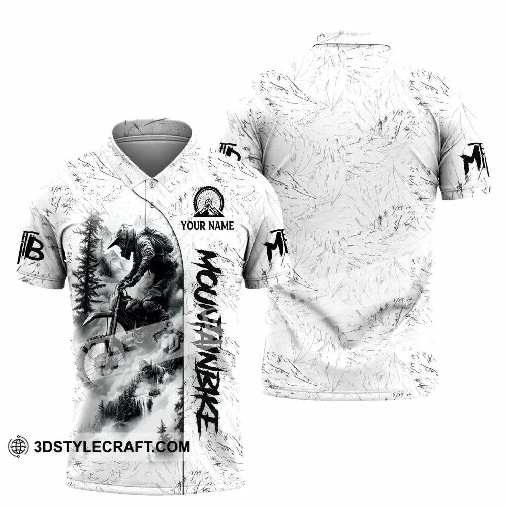 Unisex Shirt - Custom Moutain Bike 3D Shirt Polo Shirt / S T-shirt