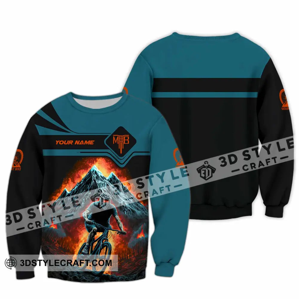 Unisex Shirt - Custom MTB Mountain Bike Shirt Long Sleeve / S T-shirt