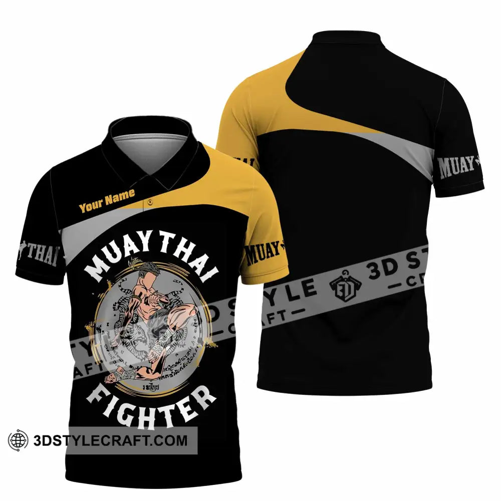 Unisex Shirt - Custom Muay Thai 3D Shirt Polo Shirt / S T-shirt